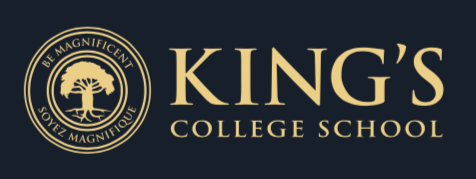 the logo for King's College School a private school serving students in the Caledon, Brampton, Orangeville and Bolton areas